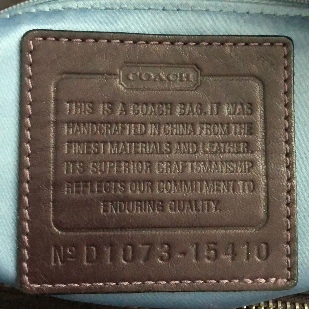 Purple Coach Bag - Picture 6 of 6